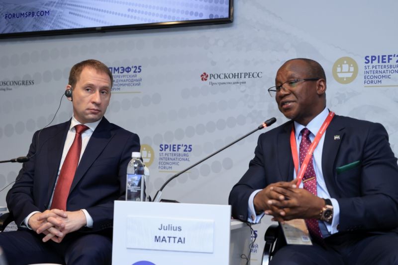 Министр горнорудной отрасли Сьерра-Леоне (ПМЭФ-2025)