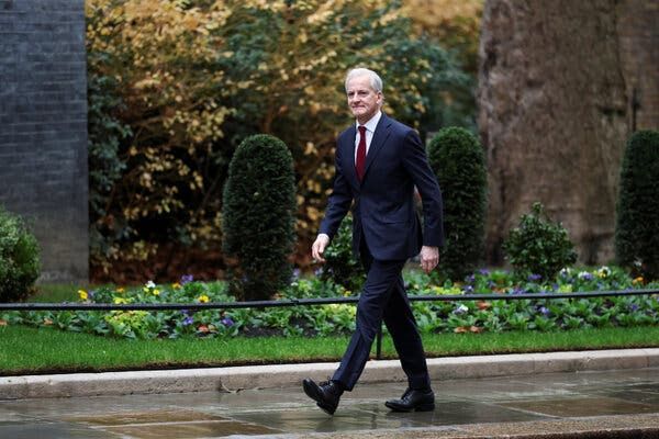 Йонас Стёре, премьер-министр Норвегии