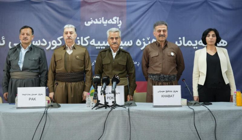 "Пятёрка" партий Иранского Курдистана, договаривающихся о едином фронте