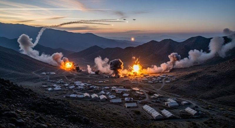 Пакистанские бомбежки афганских селений