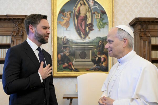 Вэнс на приеме у Льва XIV в Ватикане